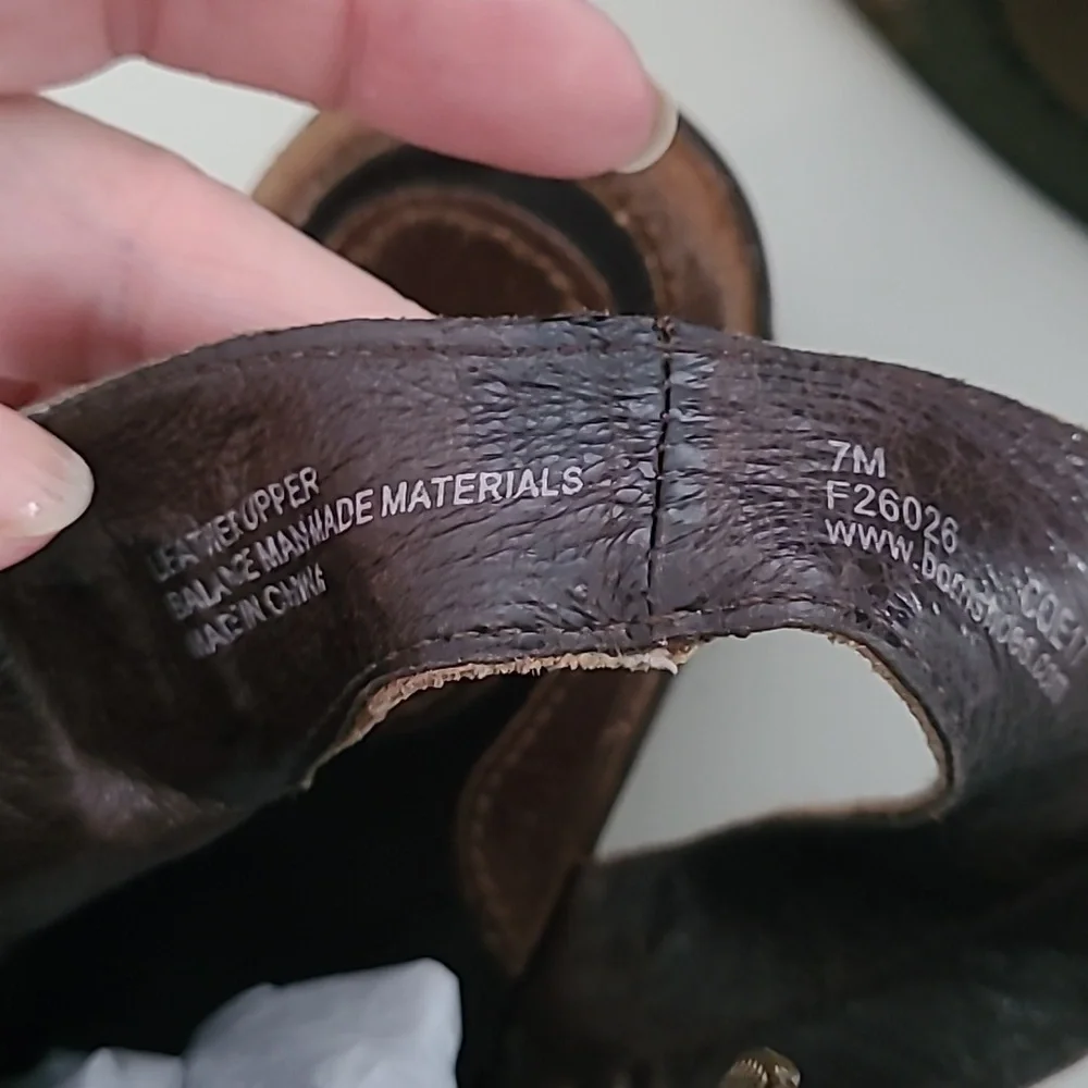 Born Margrit Slingback Suede Booties Women's Size 7 - Picture 11 of 14